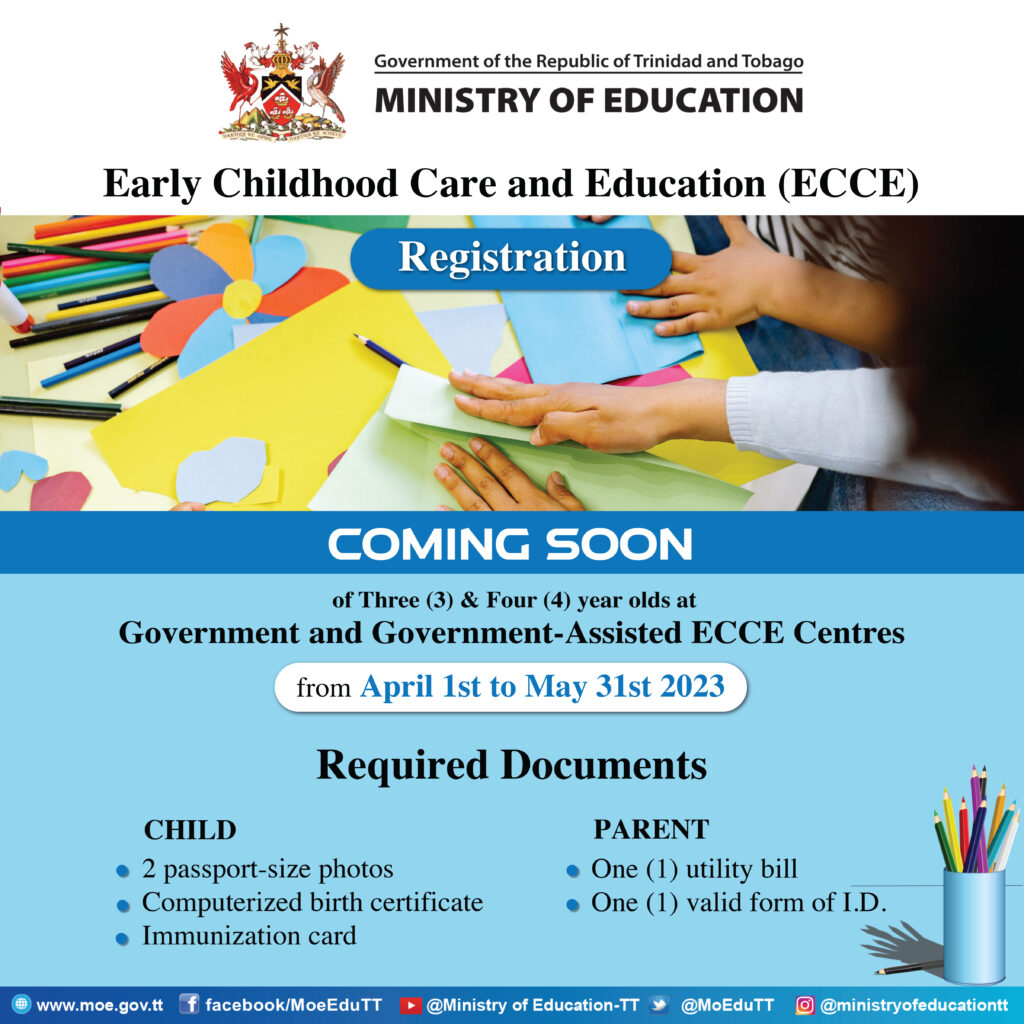 ECCE Registration 2023 Ministry of Education