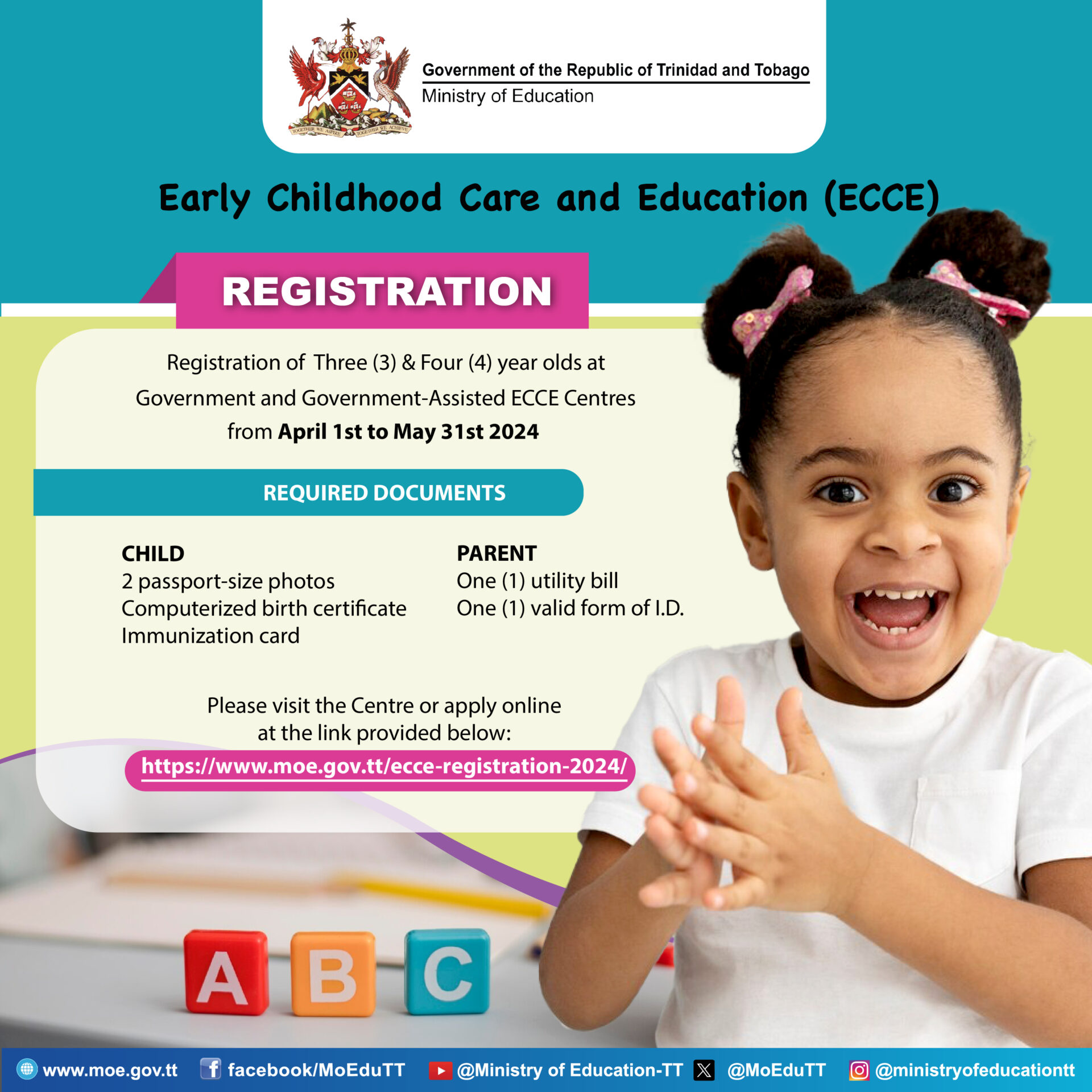 ECCE Registration 2024 Ministry of Education