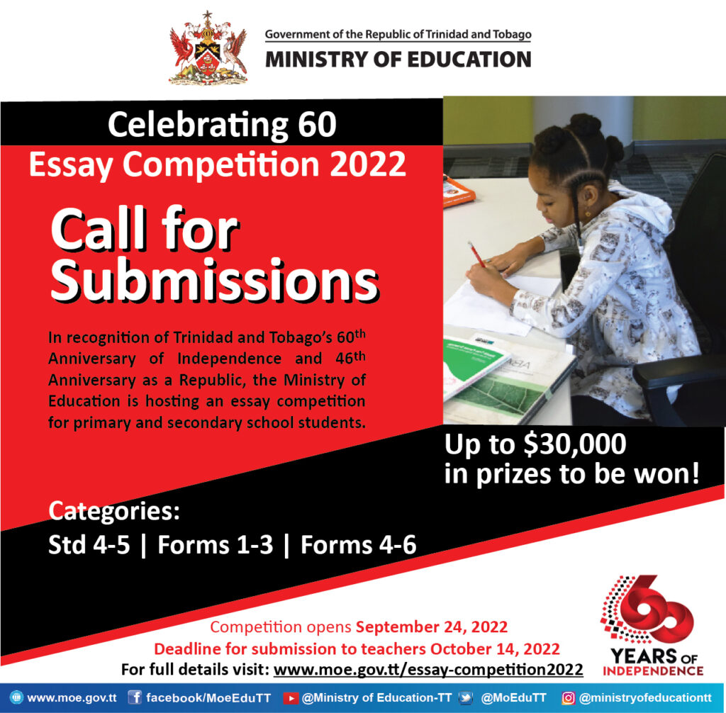 essay competition trinidad 2023