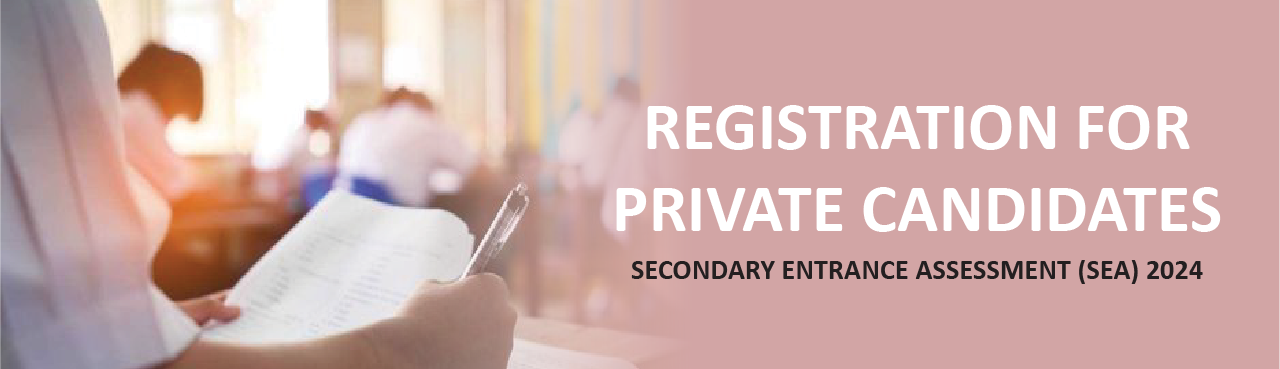 SEA 2024 Registration for Private Candidates