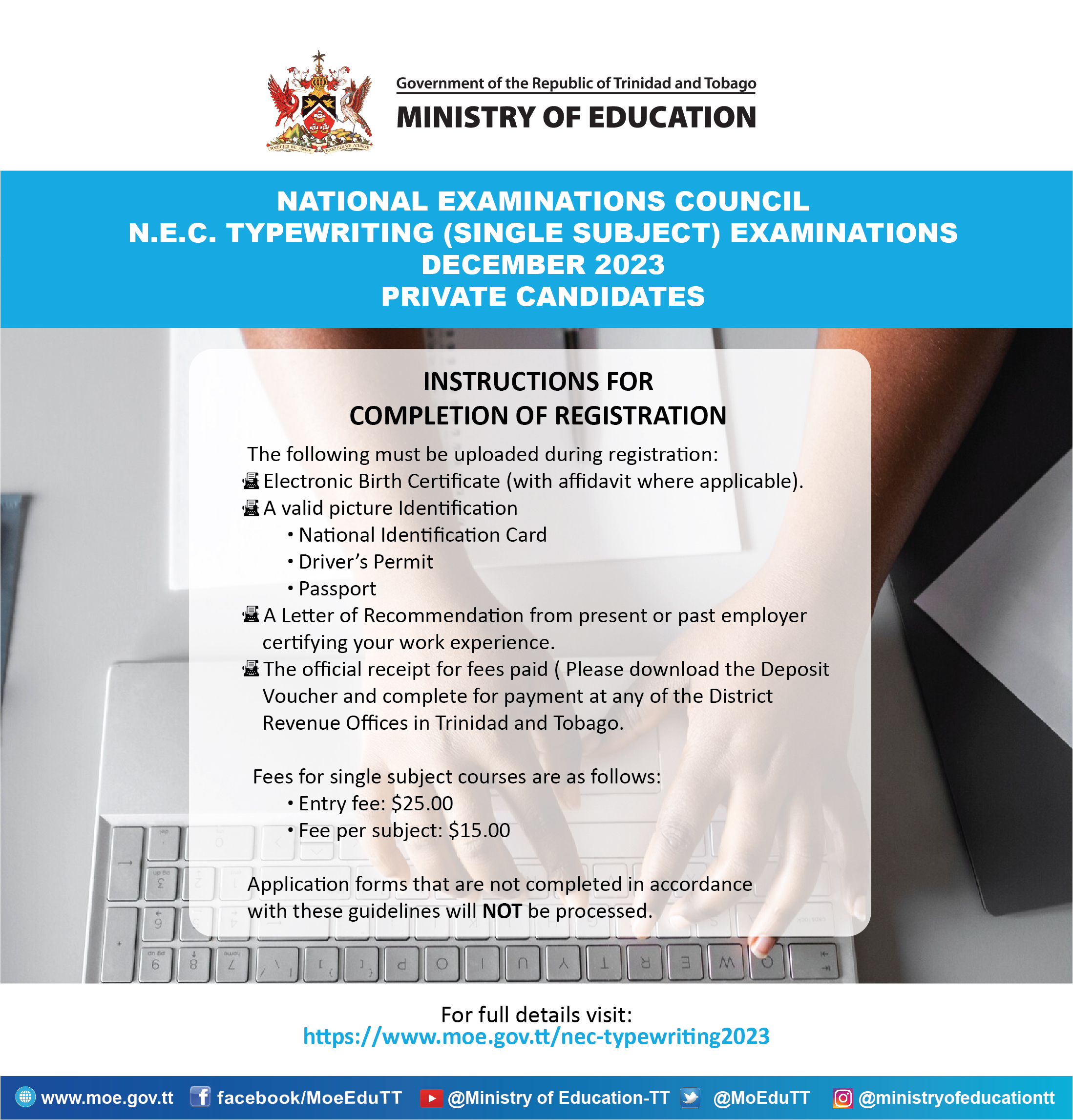 NEC Registration docs 2023 – Ministry of Education