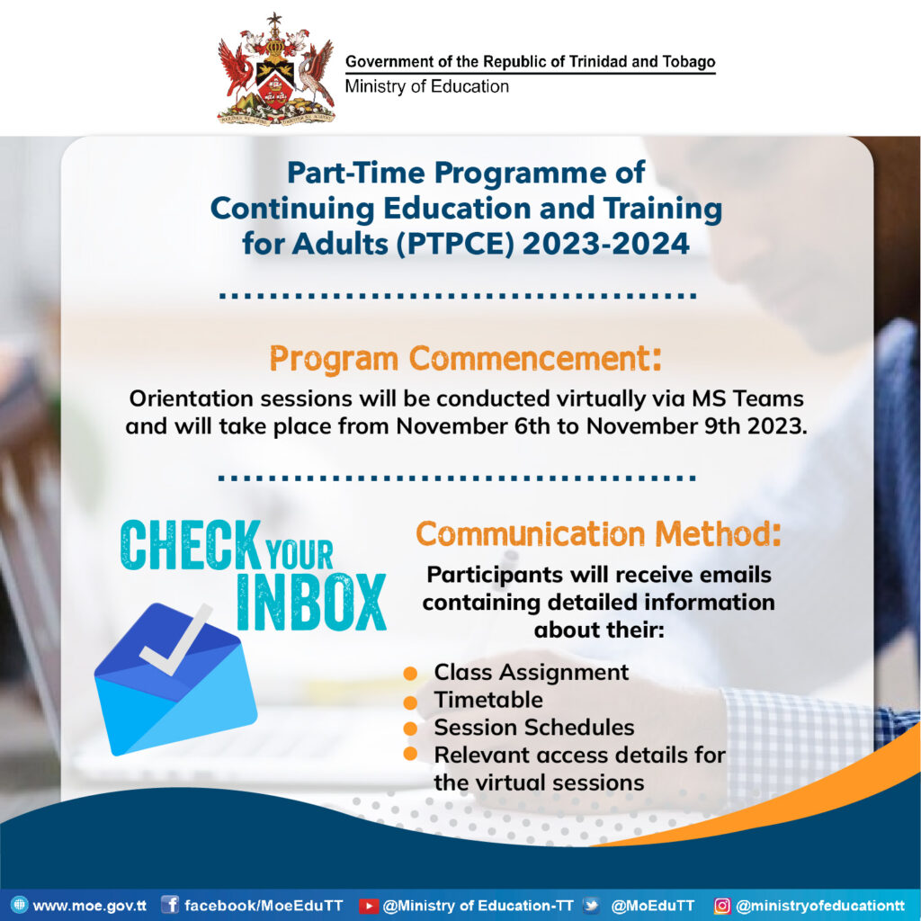 Part Time Programme Of Continuing Education Classes 2023 2024   PTPCE 01jpg 1024x1024 